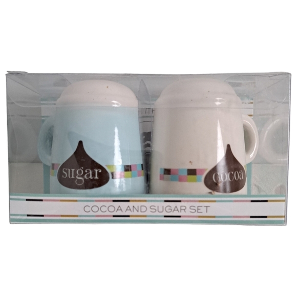 Hershey’s Kisses Cocoa & Sugar Shaker Set by Godinger NWT - Picture 2 of 5